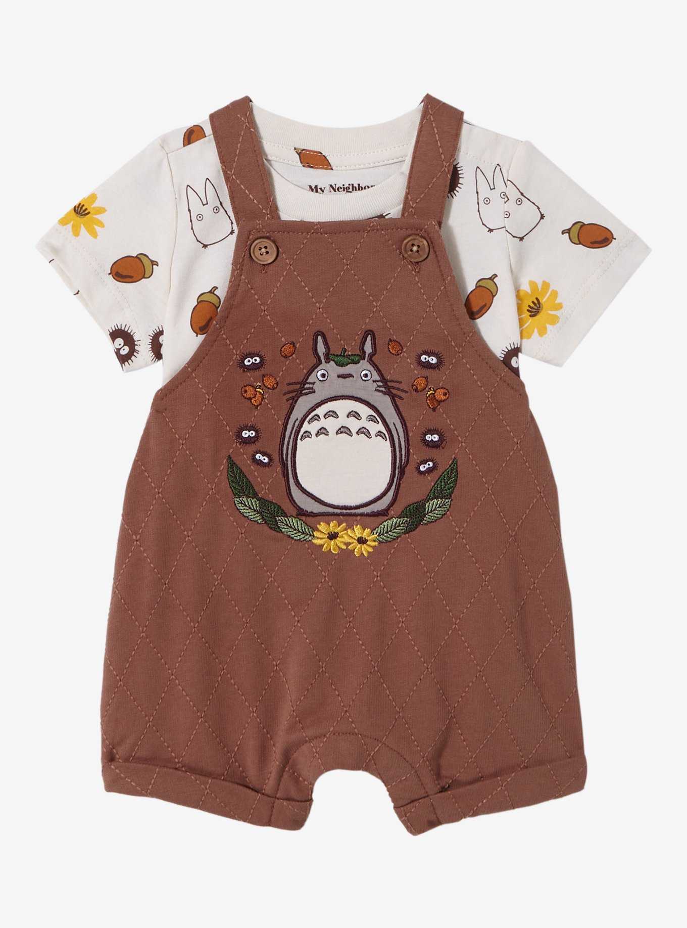 Studio Ghibli My Neighbor Totoro Quilted Infant Overall Set - BoxLunch Exclusive, , hi-res