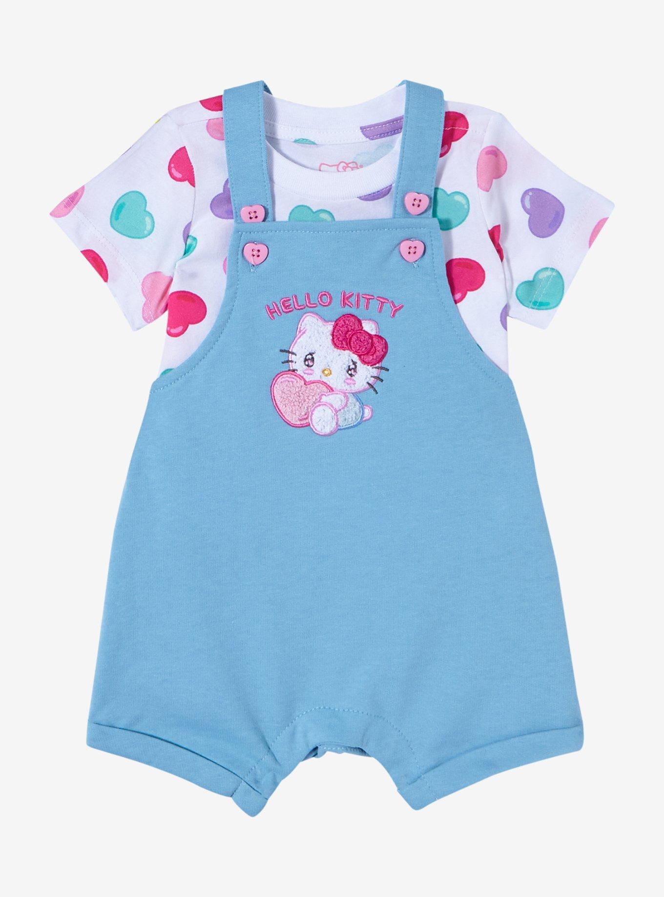 Buy Sanrio All-Over Hello Kitty Print Dress with Short Sleeves Online for  Girls