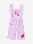Sanrio My Melody Emo Kyun Gingham Toddler Ruffle Romper - BoxLunch Exclusive, LIGHT PINK, hi-res