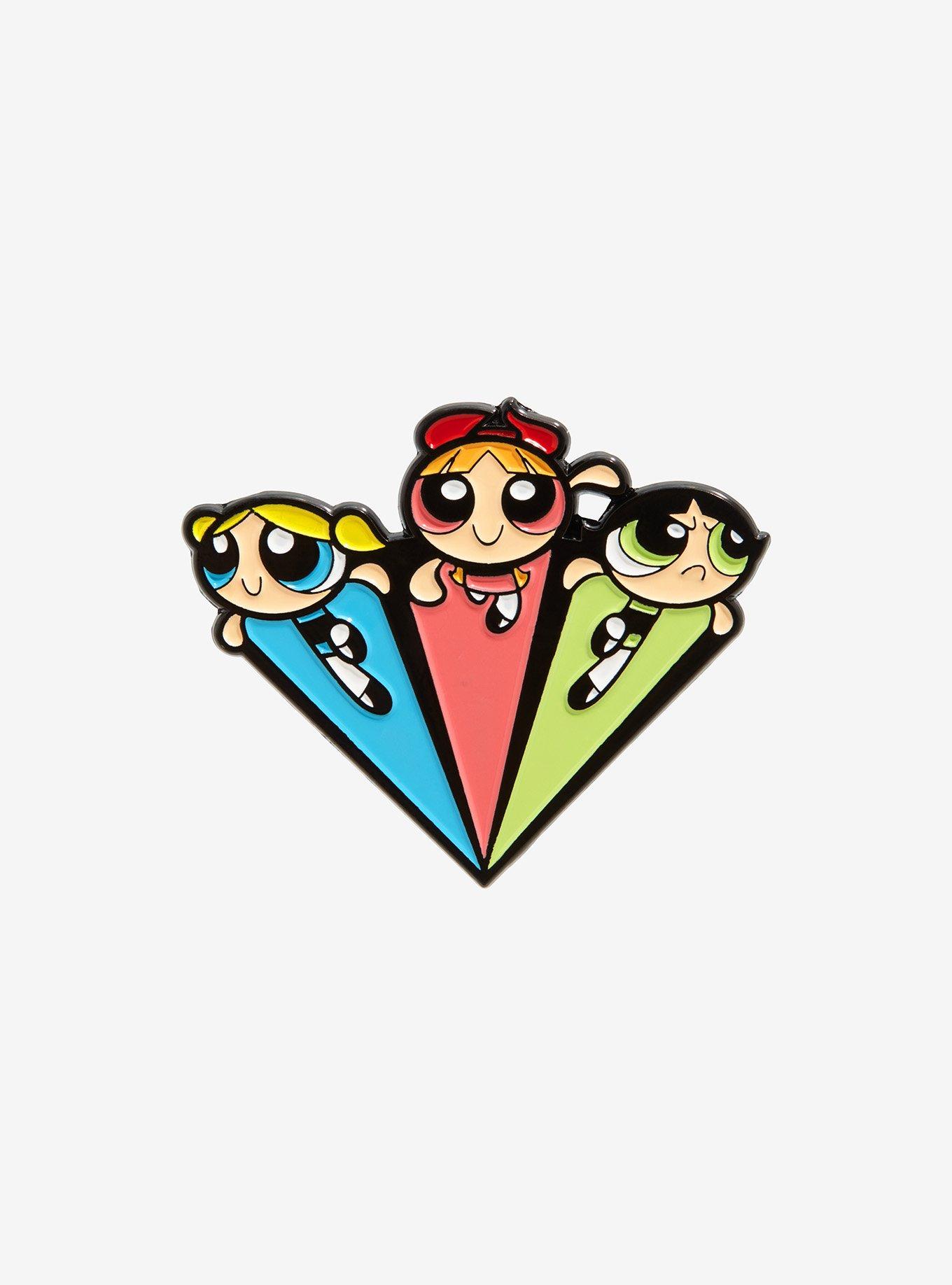 The Powerpuff Girls Flying Trio Enamel Pin, , hi-res