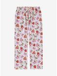Strawberry Shortcake Icons Allover Print Sleep Pants - BoxLunch Exclusive, CREAM, hi-res