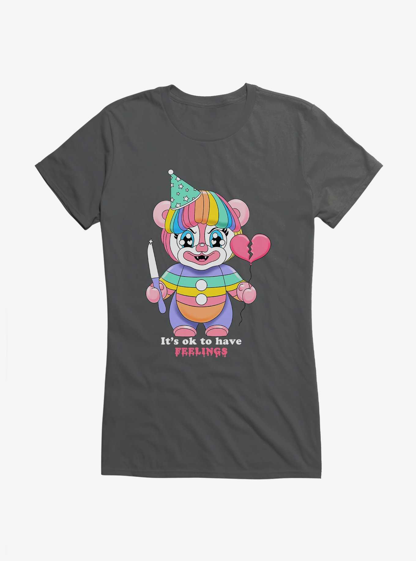 Hot Topic Clown It's Ok To Have Feelings Girls T-Shirt, , hi-res