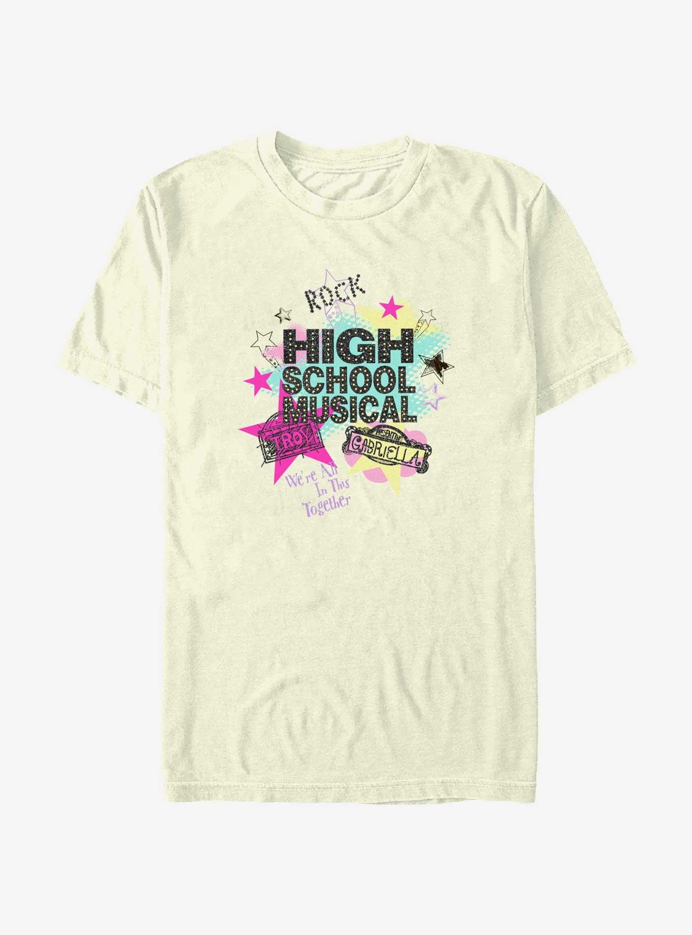 High School Musical Theatre Doodle T-Shirt Multicolor