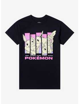 Pokemon Eevee Panels Boyfriend Fit Girls T-Shirt, , hi-res
