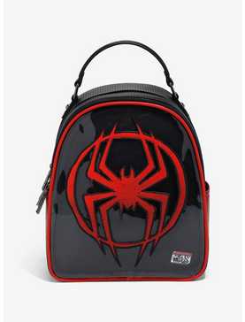 Marvel Spider-Man Miles Morales Logo Mini Backpack - BoxLunch Exclusive, , hi-res