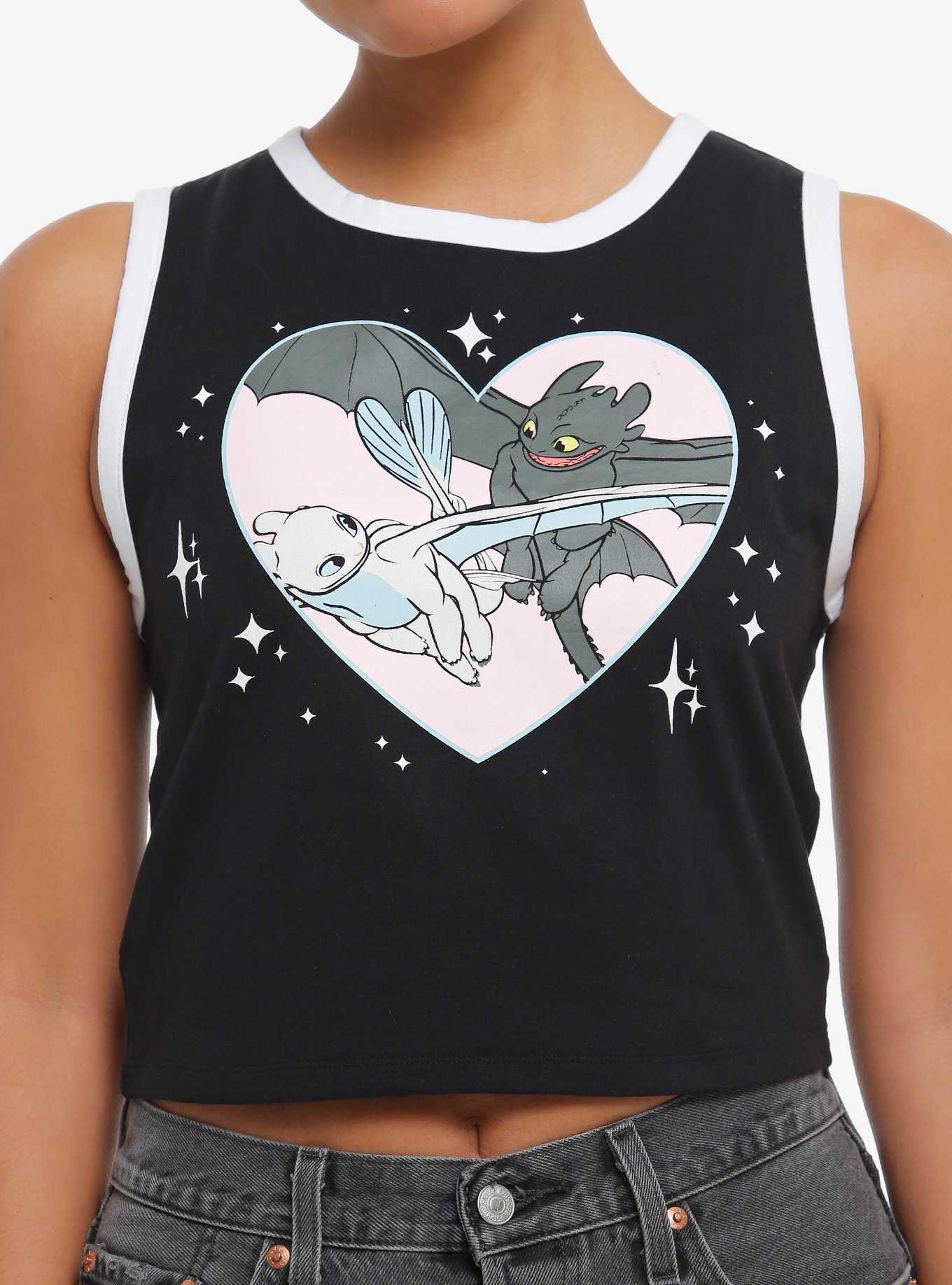 How To Train Your Dragon Toothless & Light Fury Girls Tank Top, , hi-res