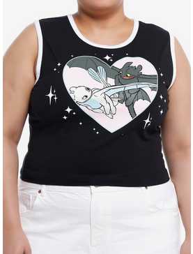 How To Train Your Dragon Toothless & Light Fury Girls Tank Top Plus Size, , hi-res