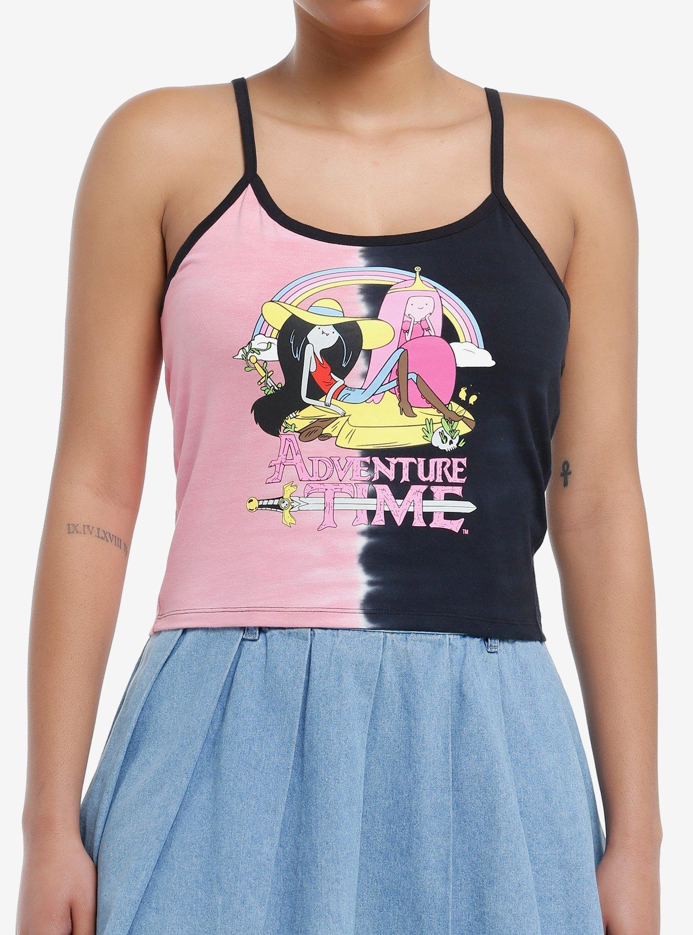 Adventure Time Marceline & Princess Bubblegum Split-Dye Girls Cami, MULTI, hi-res