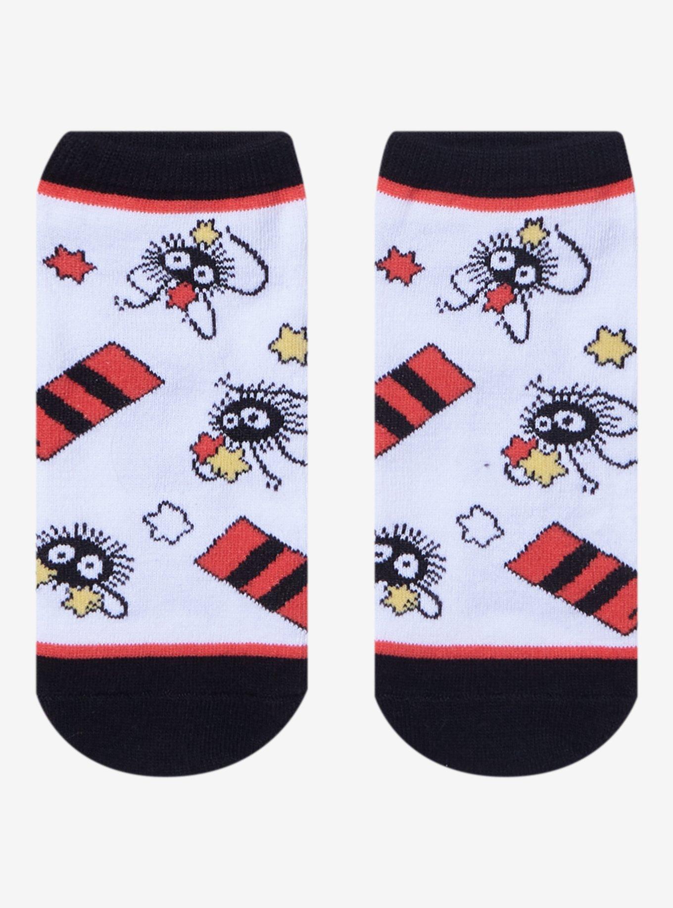 Studio Ghibli Spirited Away Soot Sprite Bath Token No-Show Socks, , hi-res