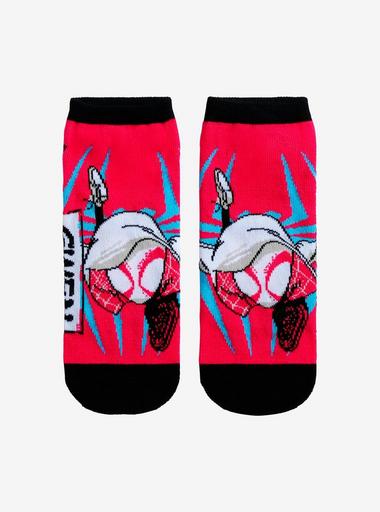 Marvel Spider-Man Spider Gwen Pink No-Show Socks | Hot Topic