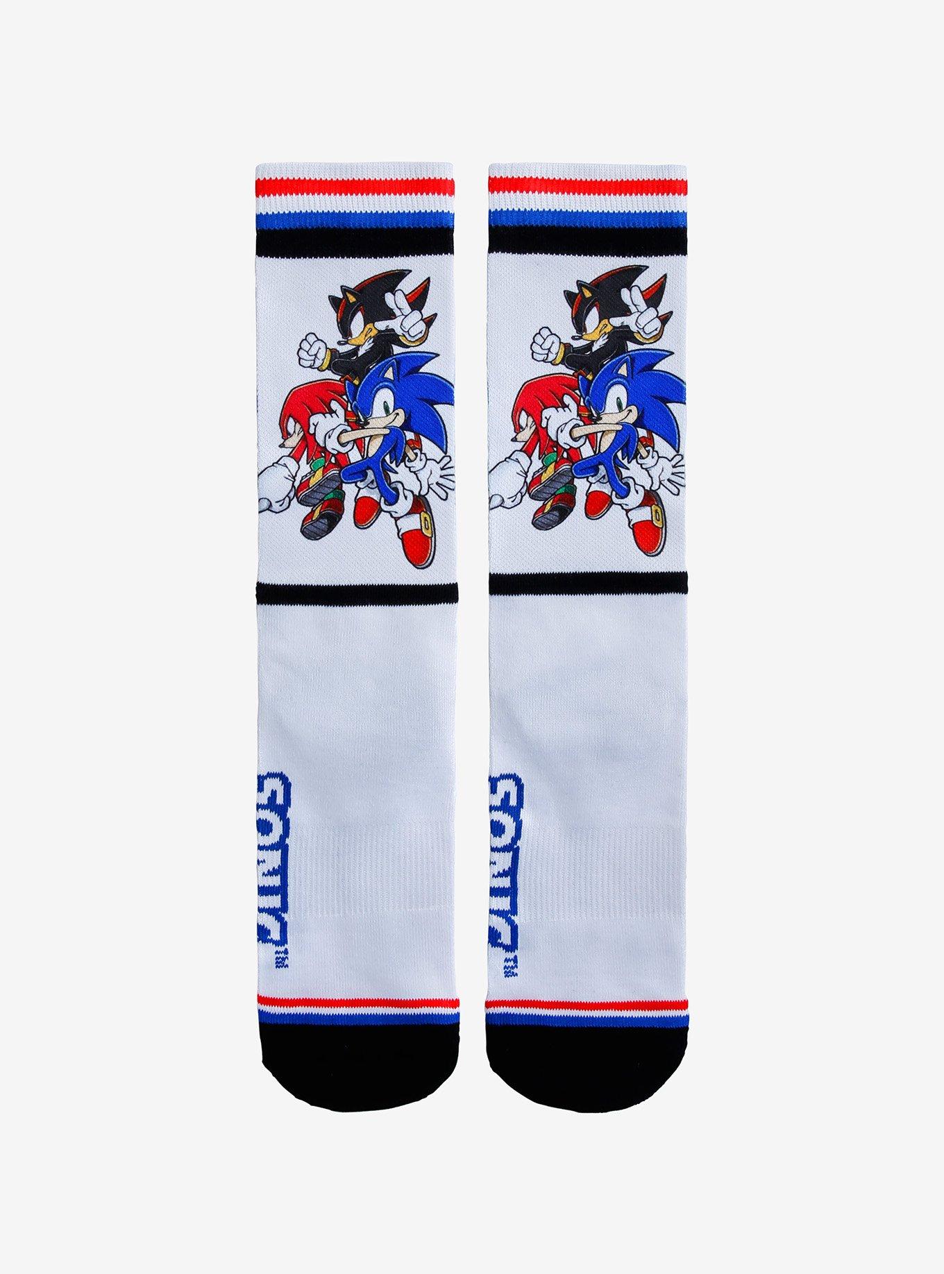Sonic The Hedgehog Trio Varsity Crew Socks, , hi-res