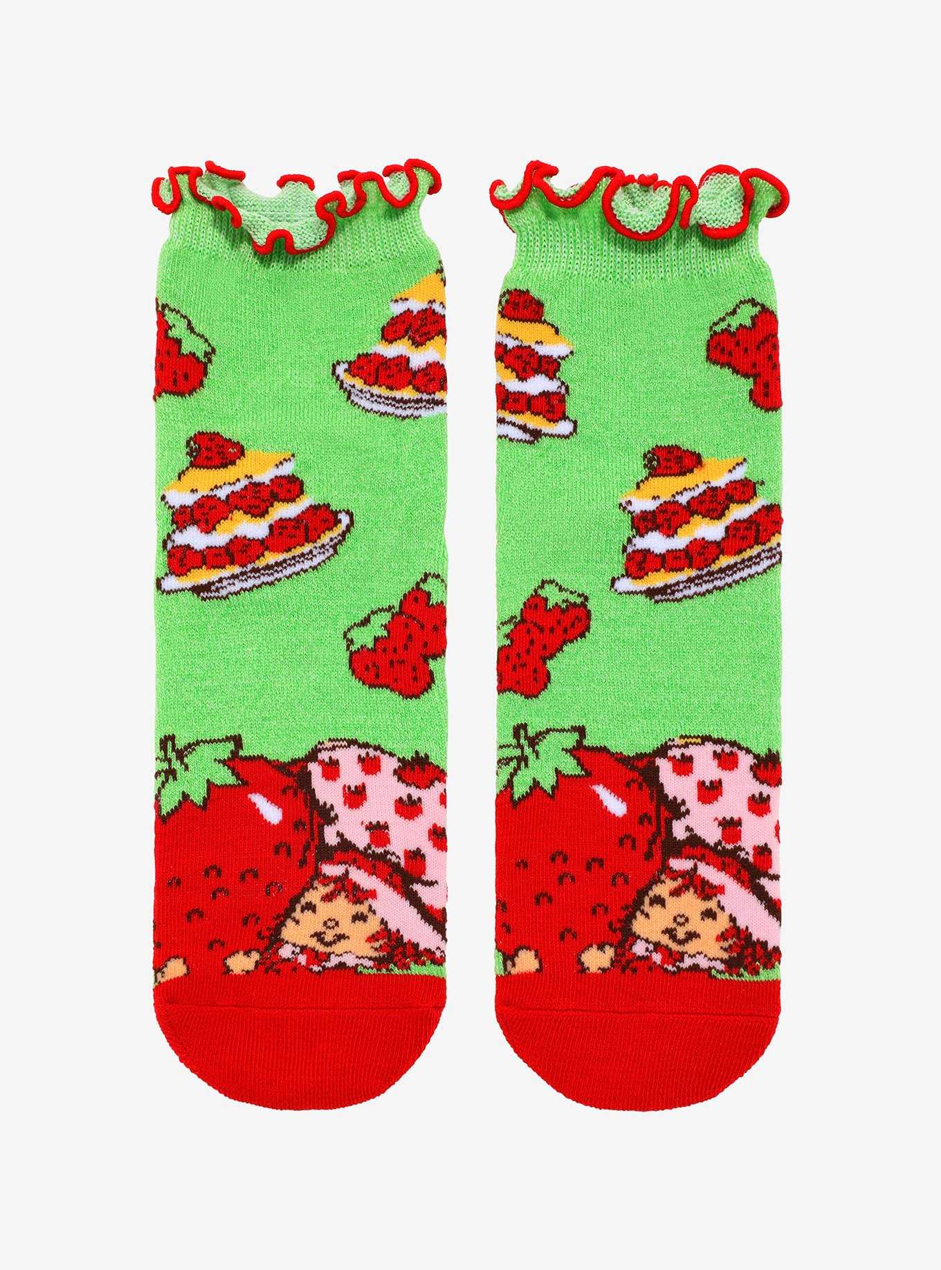 Strawberry Shortcake Dessert Ankle Socks, , hi-res