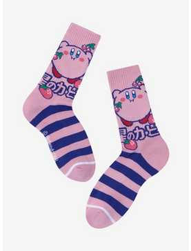 Kirby Fruit Stripes Crew Socks, , hi-res