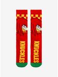 Sonic The Hedgehog Knuckles Checkered Crew Socks, , hi-res