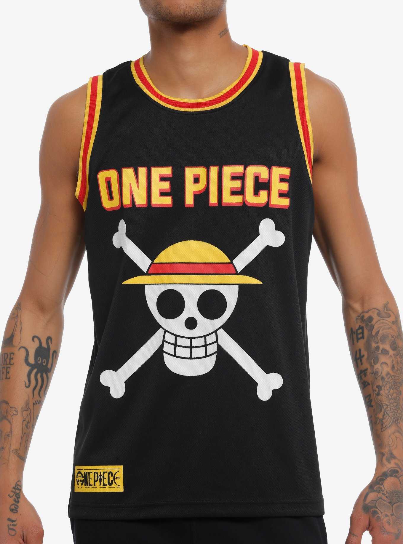 One Piece Straw Hat Crew Varsity Tank Top, , hi-res