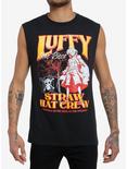 One Piece Luffy Captain Muscle Tank Top, BLACK, hi-res