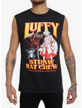 One Piece Luffy Captain Muscle Tank Top, , hi-res