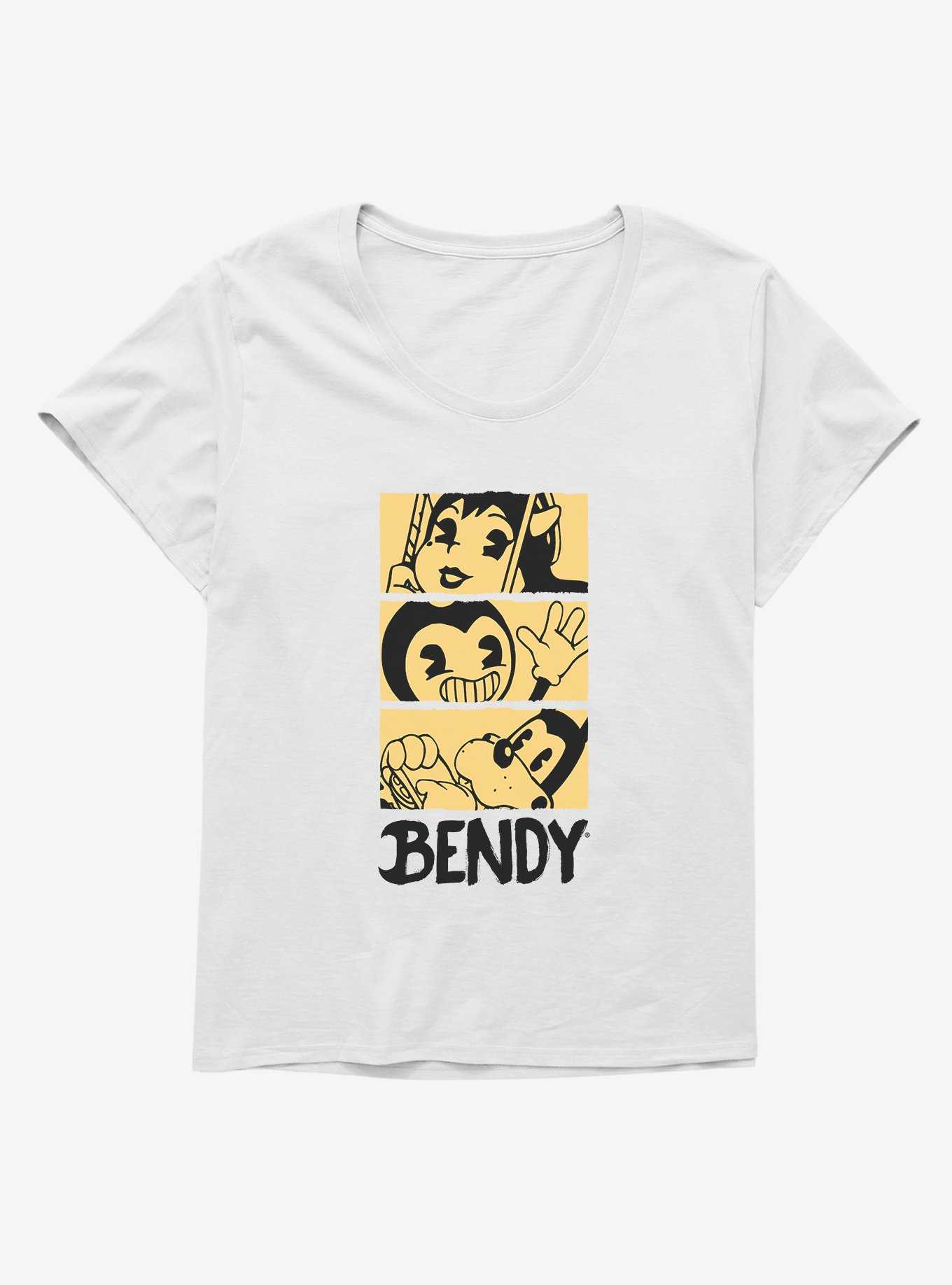 Bendy And The Ink Machine Character Stack Girls T-Shirt Plus Size, , hi-res
