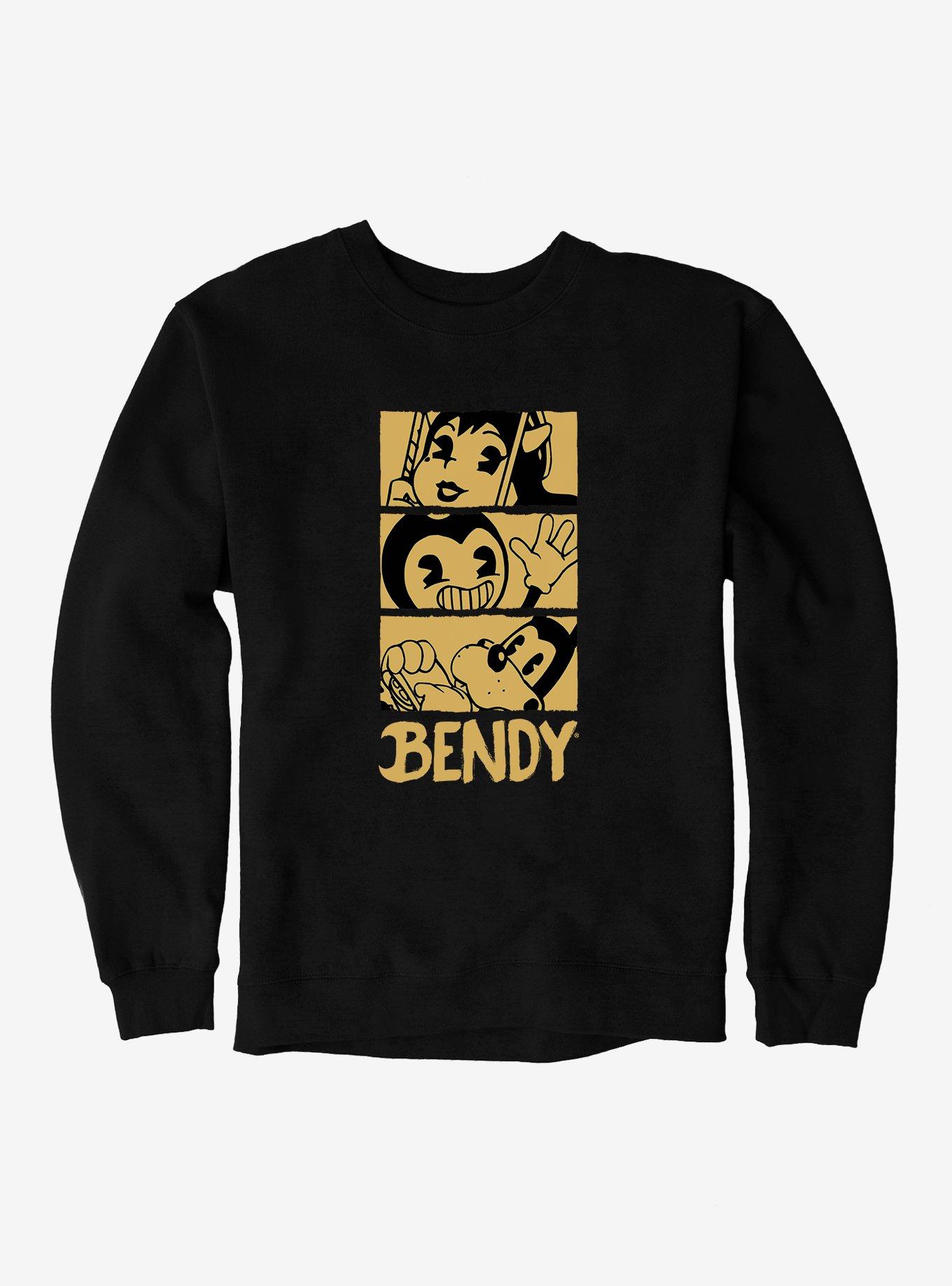 Bendy And The Ink Machine Character Stack Sweatshirt Hot Topic