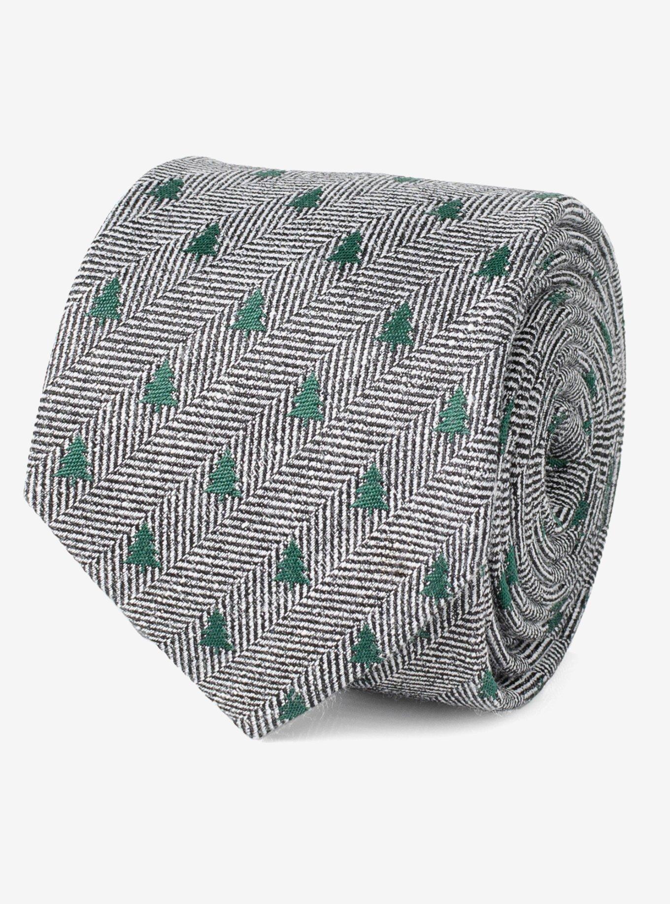 Tree Herringbone Tie, , hi-res