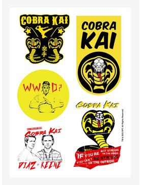 Cobra Kai Logos Diaz Vs Keene Kiss-Cut Sticker Sheet, , hi-res