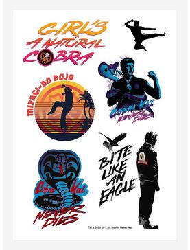 Cobra Kai Never Dies Johnny Kiss-Cut Sticker Sheet, , hi-res