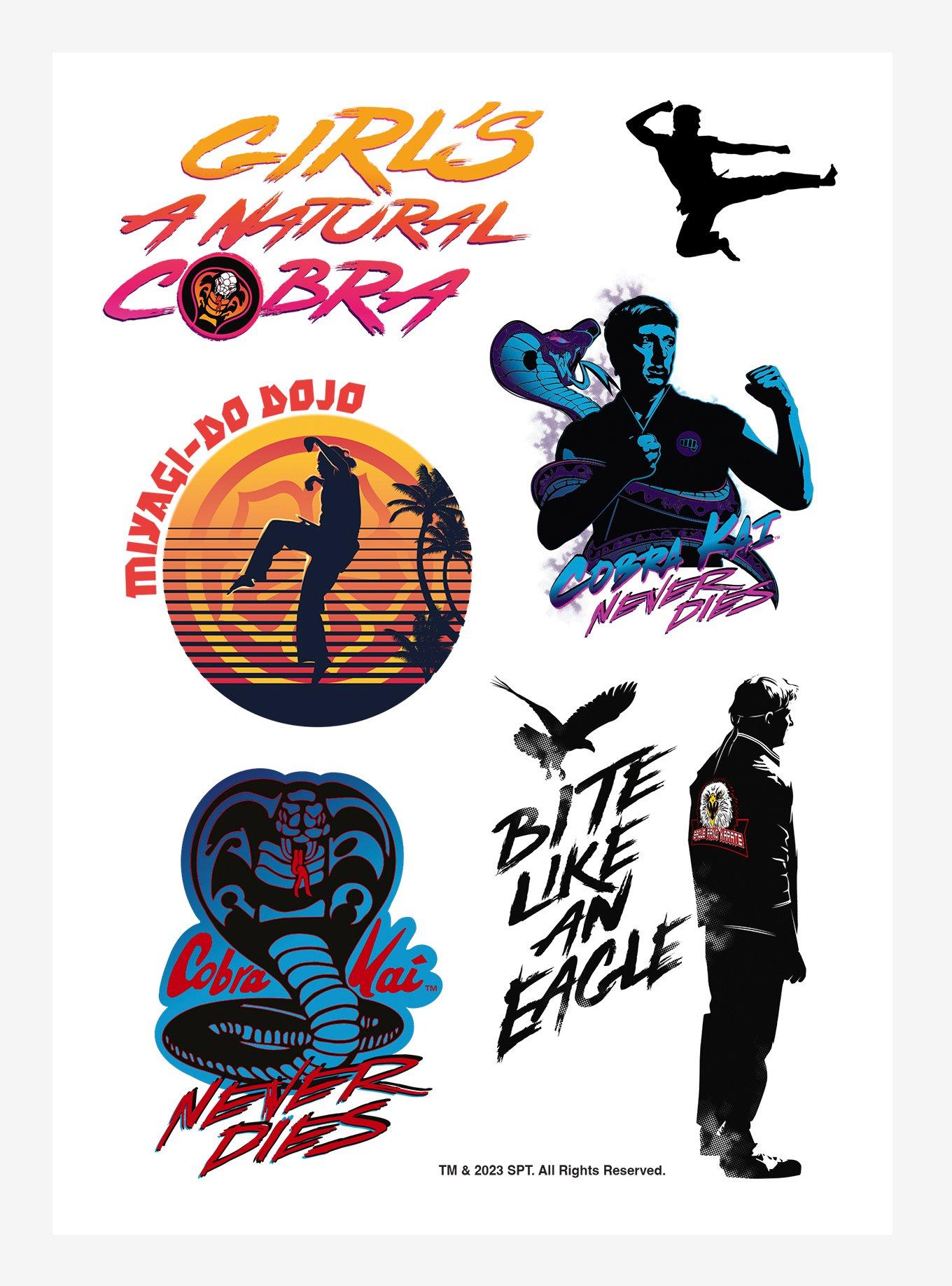 Cobra Kai Never Dies Johnny Kiss-Cut Sticker Sheet, , hi-res