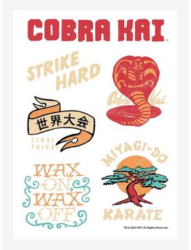 Cobra Kai Dojo Logo Stamps Kiss-Cut Sticker Sheet, , hi-res