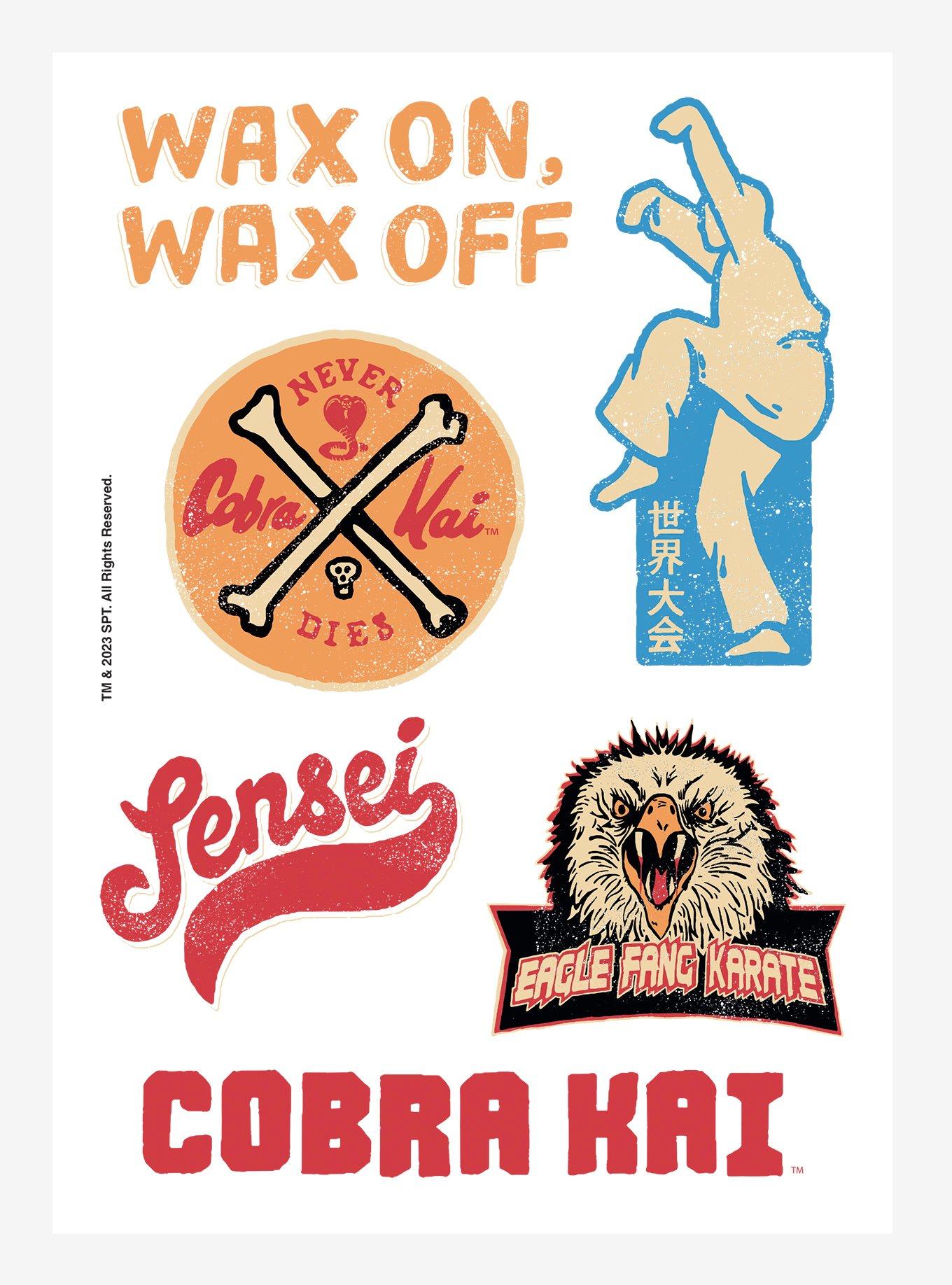 Cobra Kai Eagle Fang Cobra Kai Kiss-Cut Sticker Sheet, , hi-res