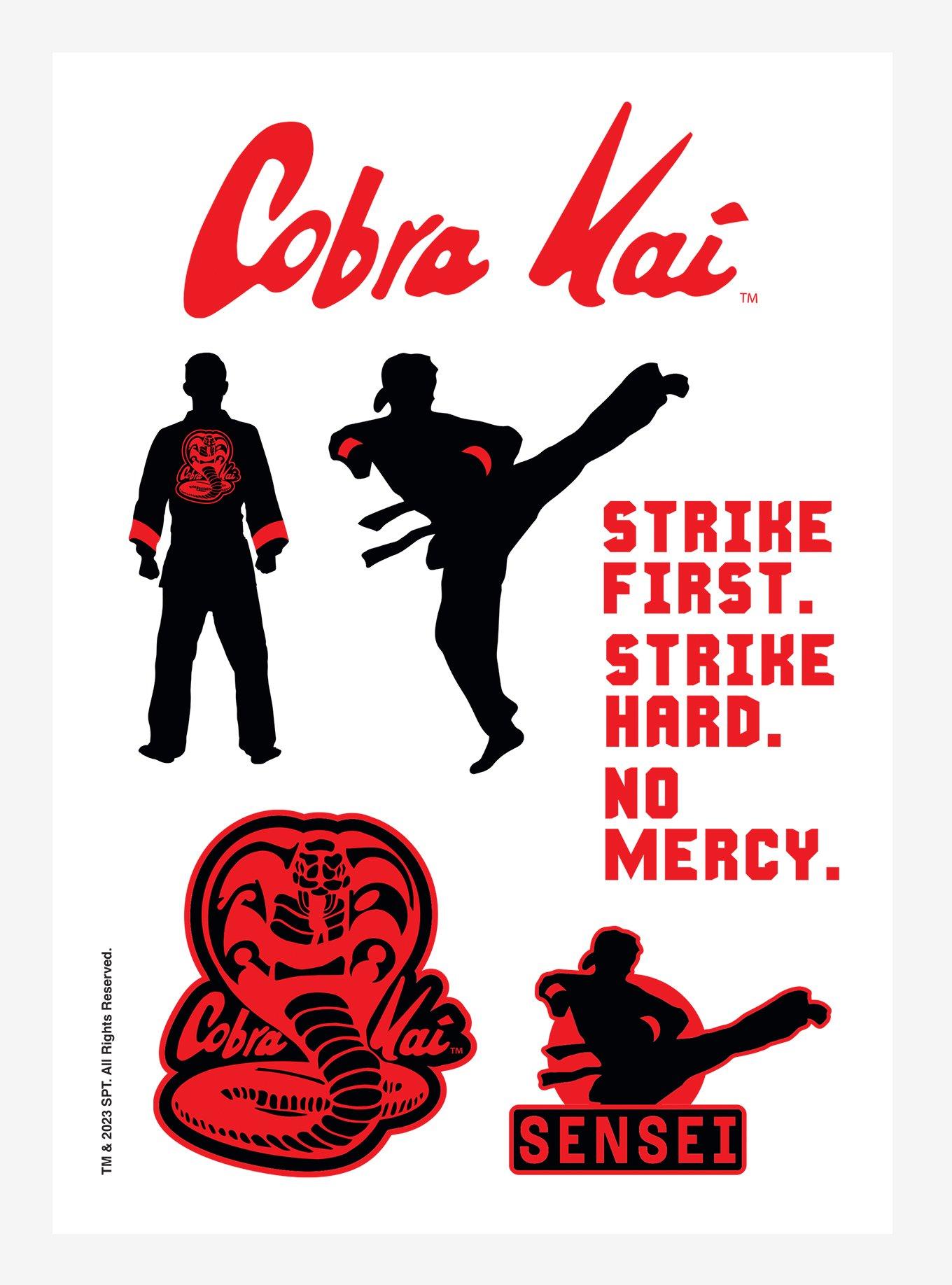 Cobra Kai Strike First Kiss-Cut Sticker Sheet, , hi-res