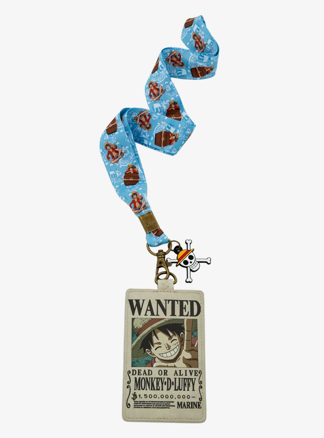 Loungefly One Piece Luffy Lanyard With Cardholder, , hi-res
