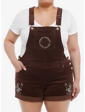The Lord Of The Rings The One Ring Corduroy Shortalls Plus Size, , hi-res