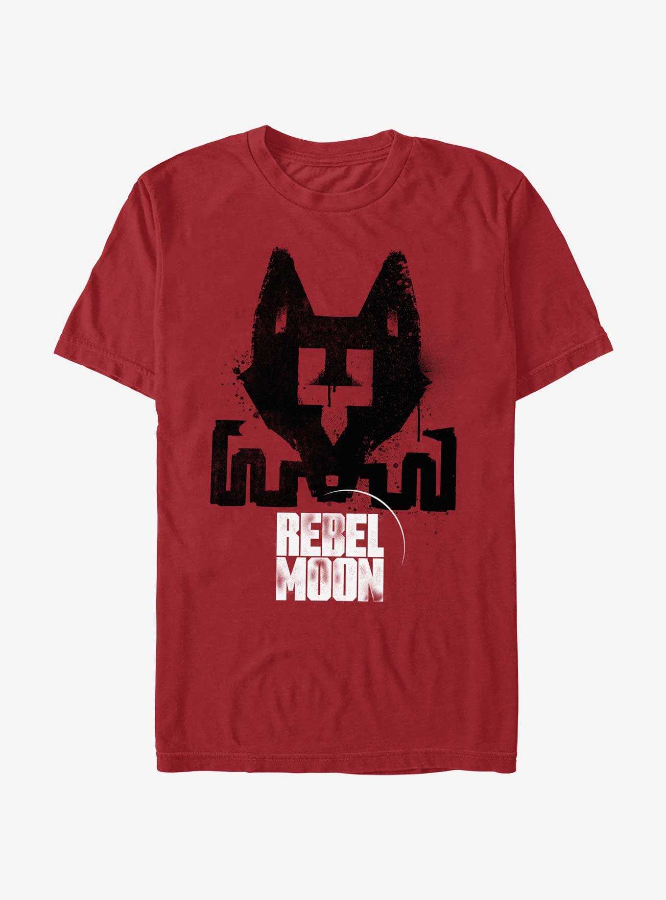 Rebel Moon Fox Stencil T-Shirt, , hi-res
