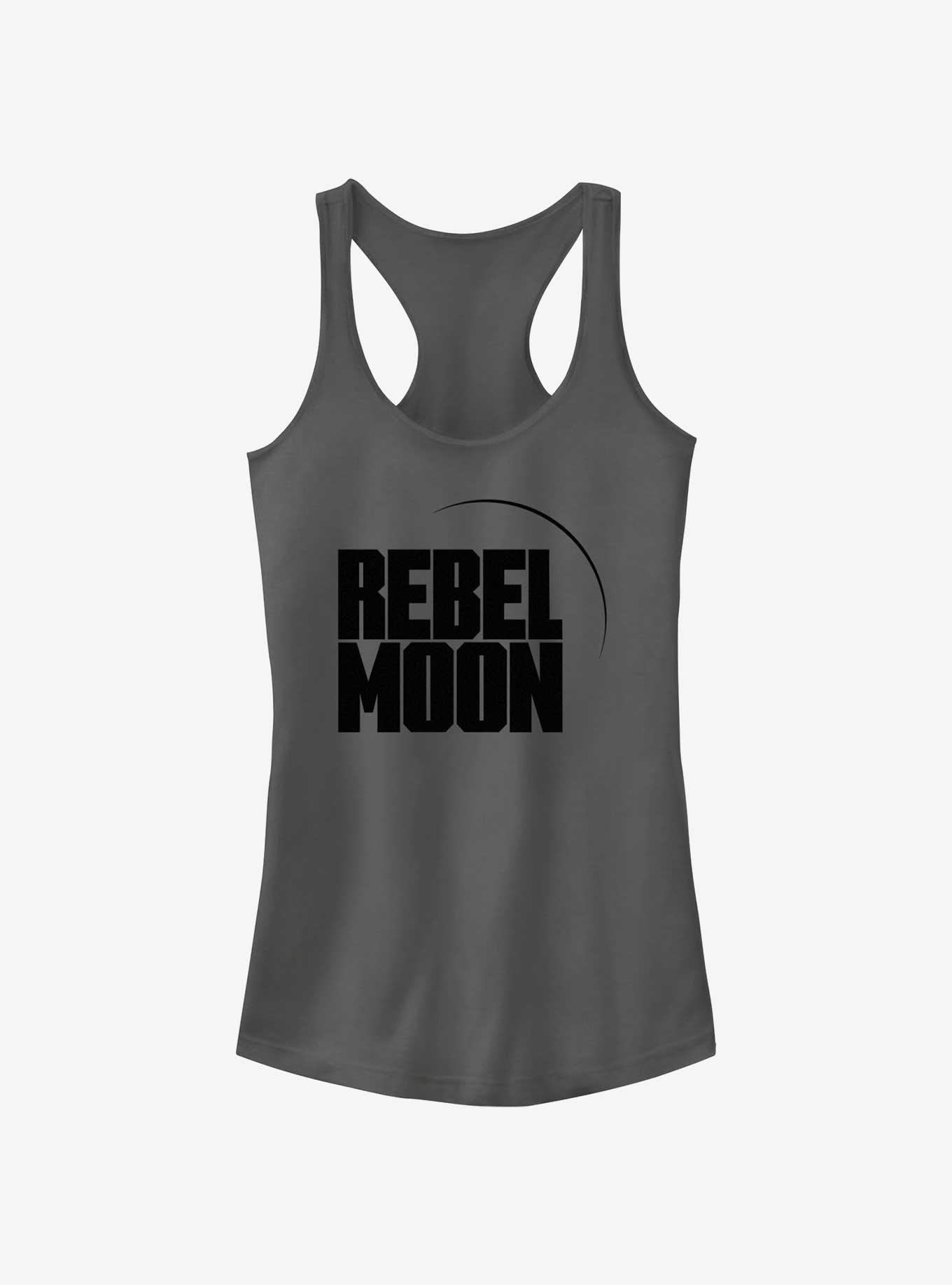 Rebel Moon Logo Girls Tank, CHARCOAL, hi-res