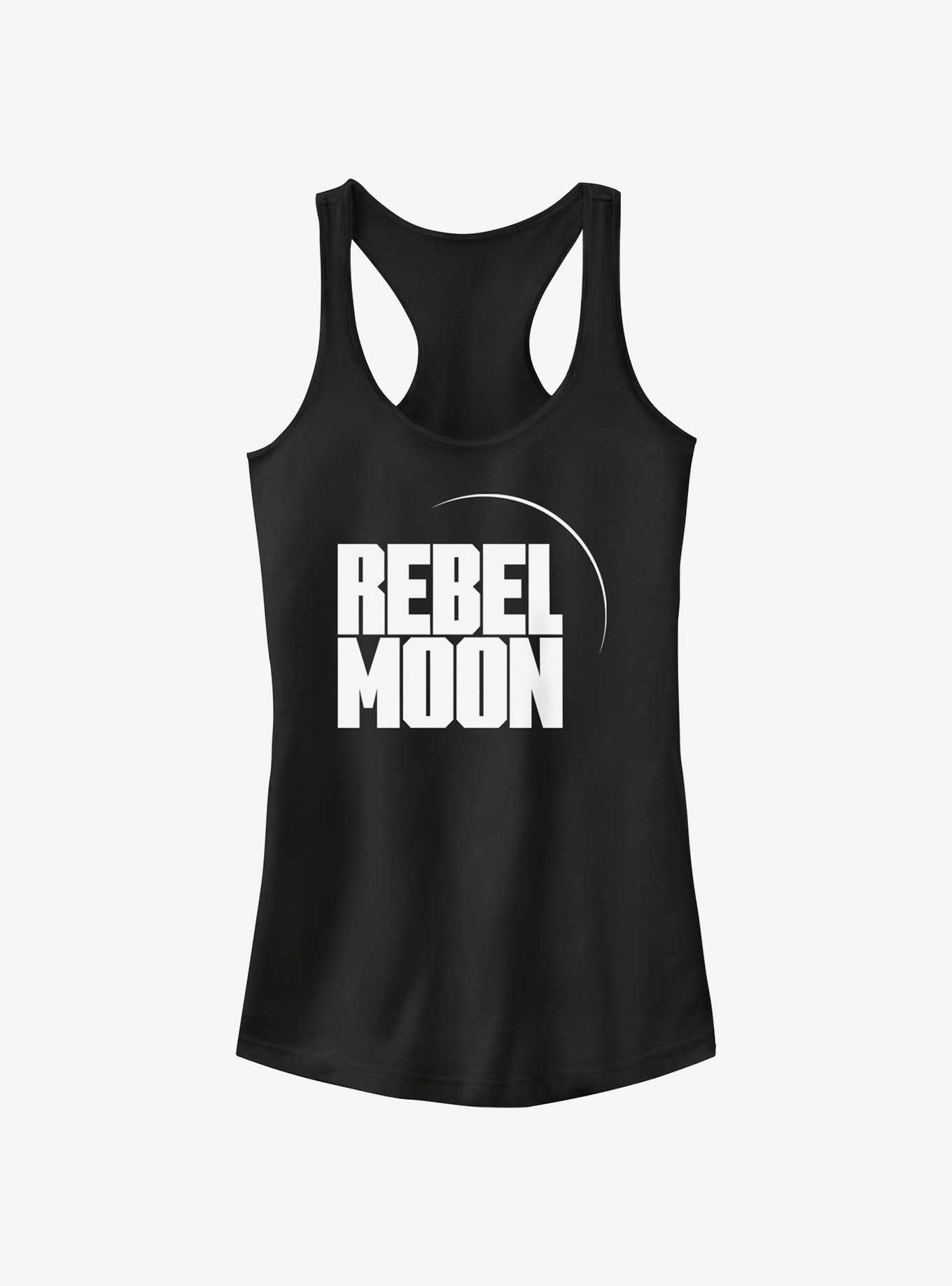 Rebel Moon Logo Girls Tank, BLACK, hi-res