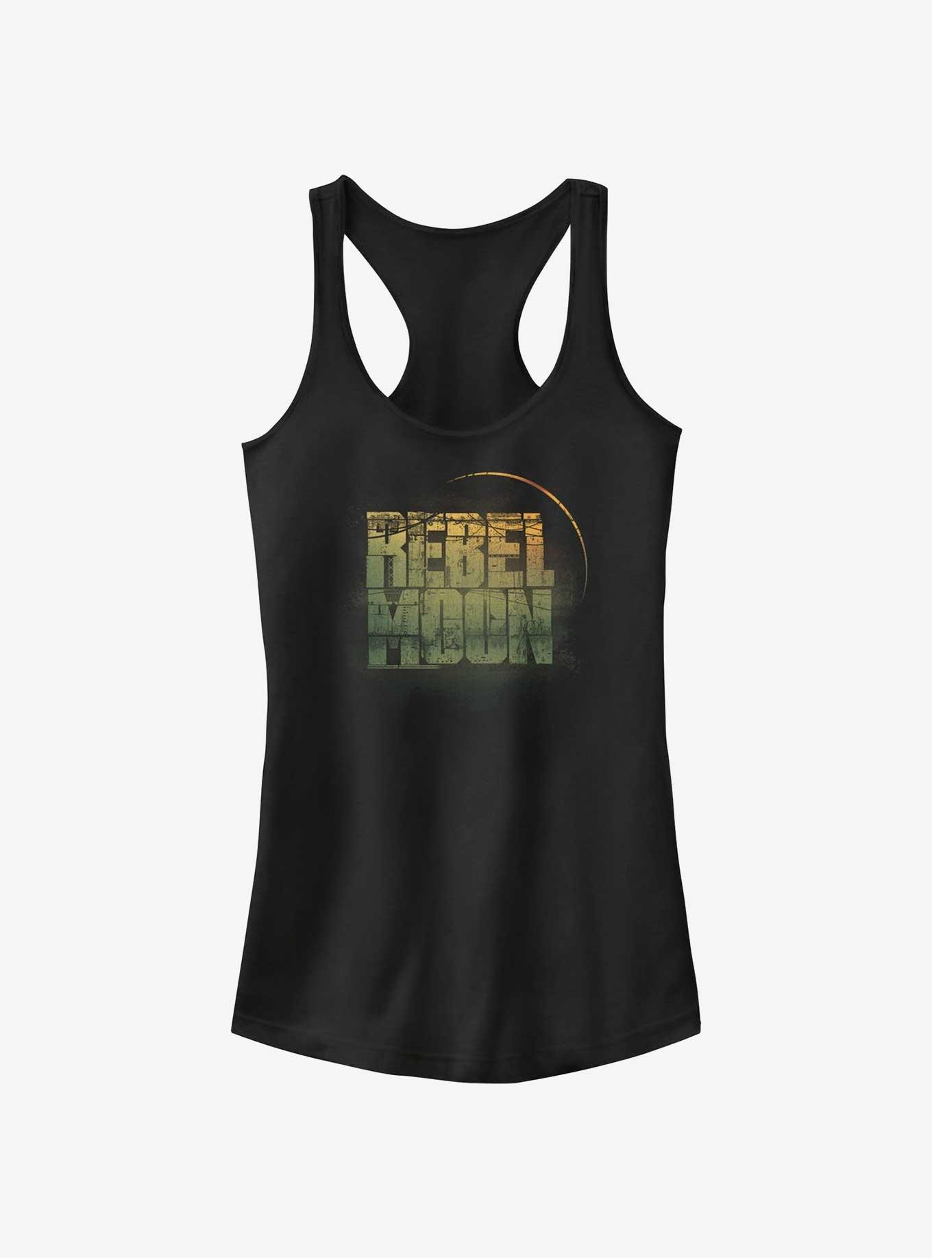 Rebel Moon Faded Logo Girls Tank