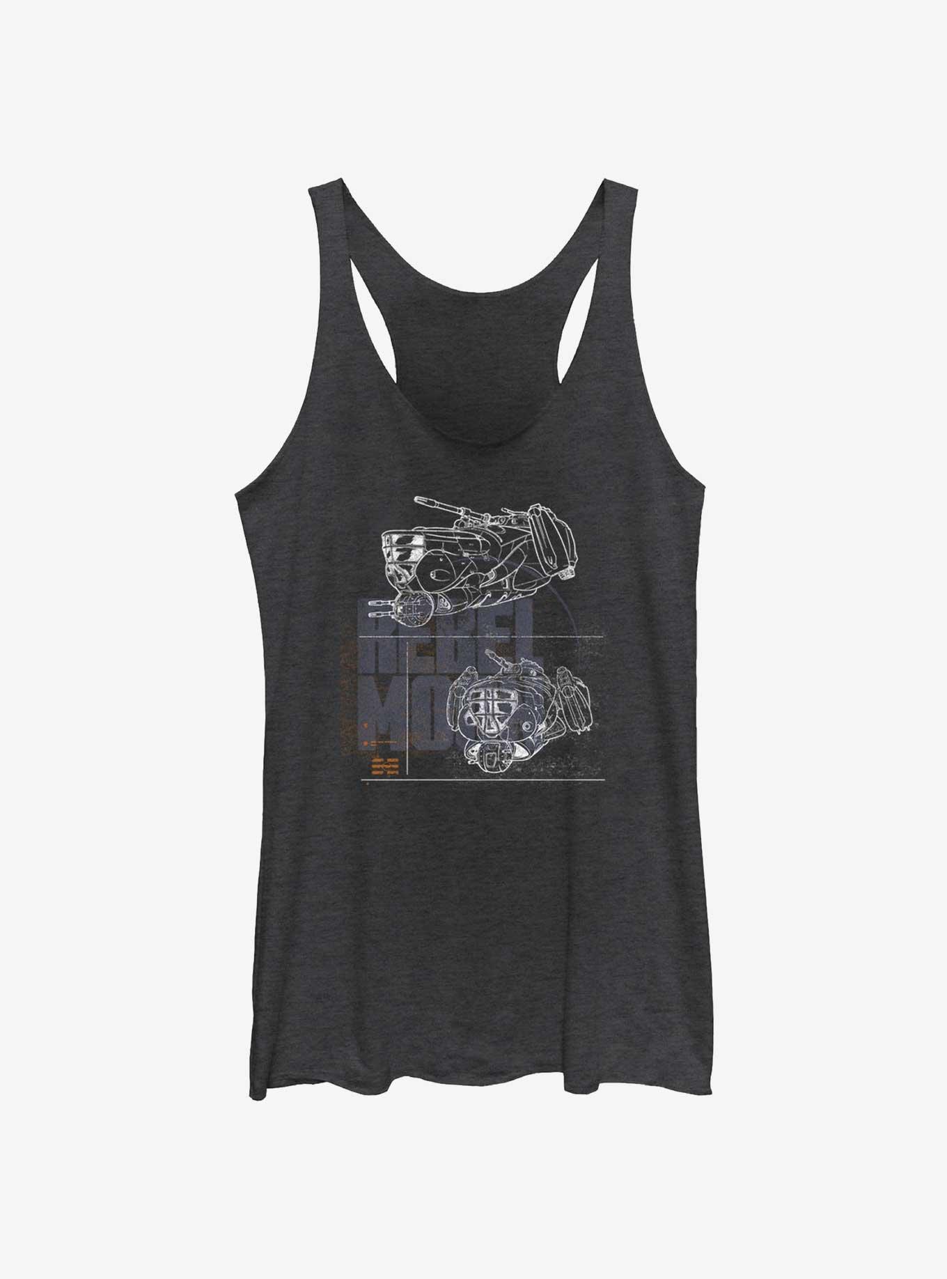 Rebel Moon Ships Girls Tank
