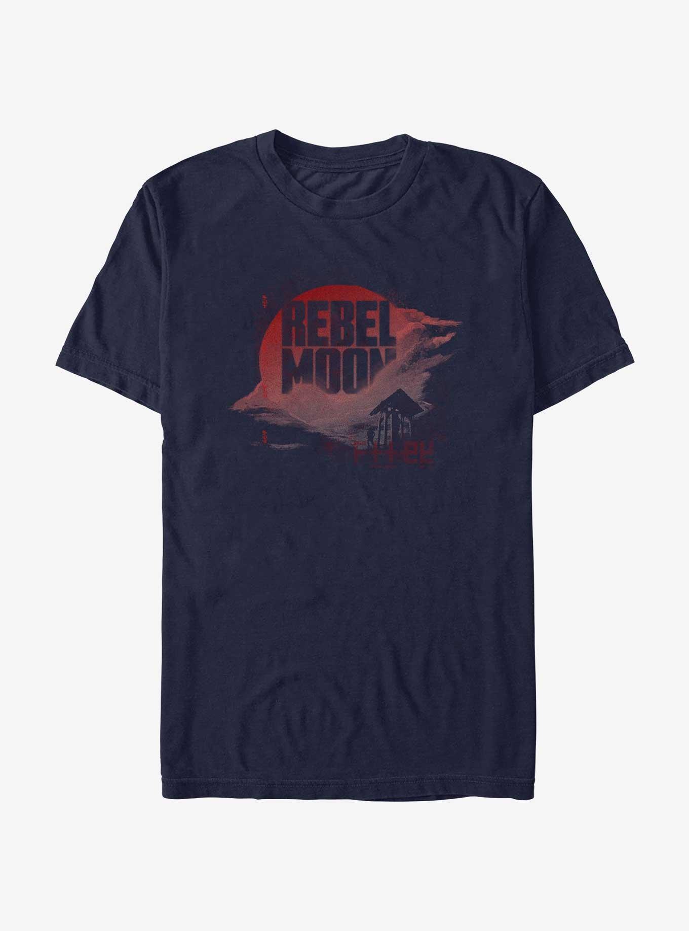 Rebel Moon Clouds T-Shirt, NAVY, hi-res