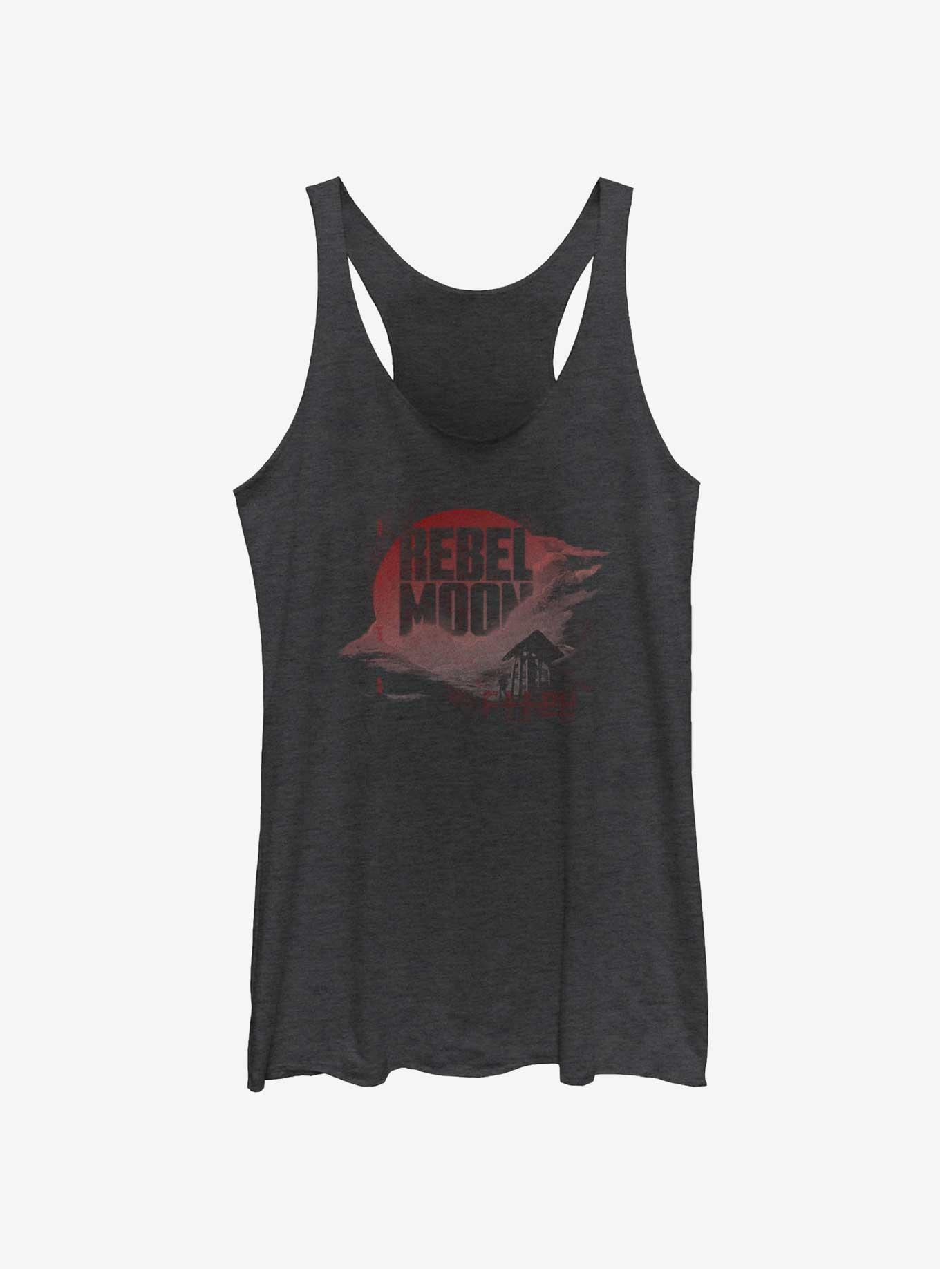 Rebel Moon Clouds Girls Tank - BLACK | Hot Topic