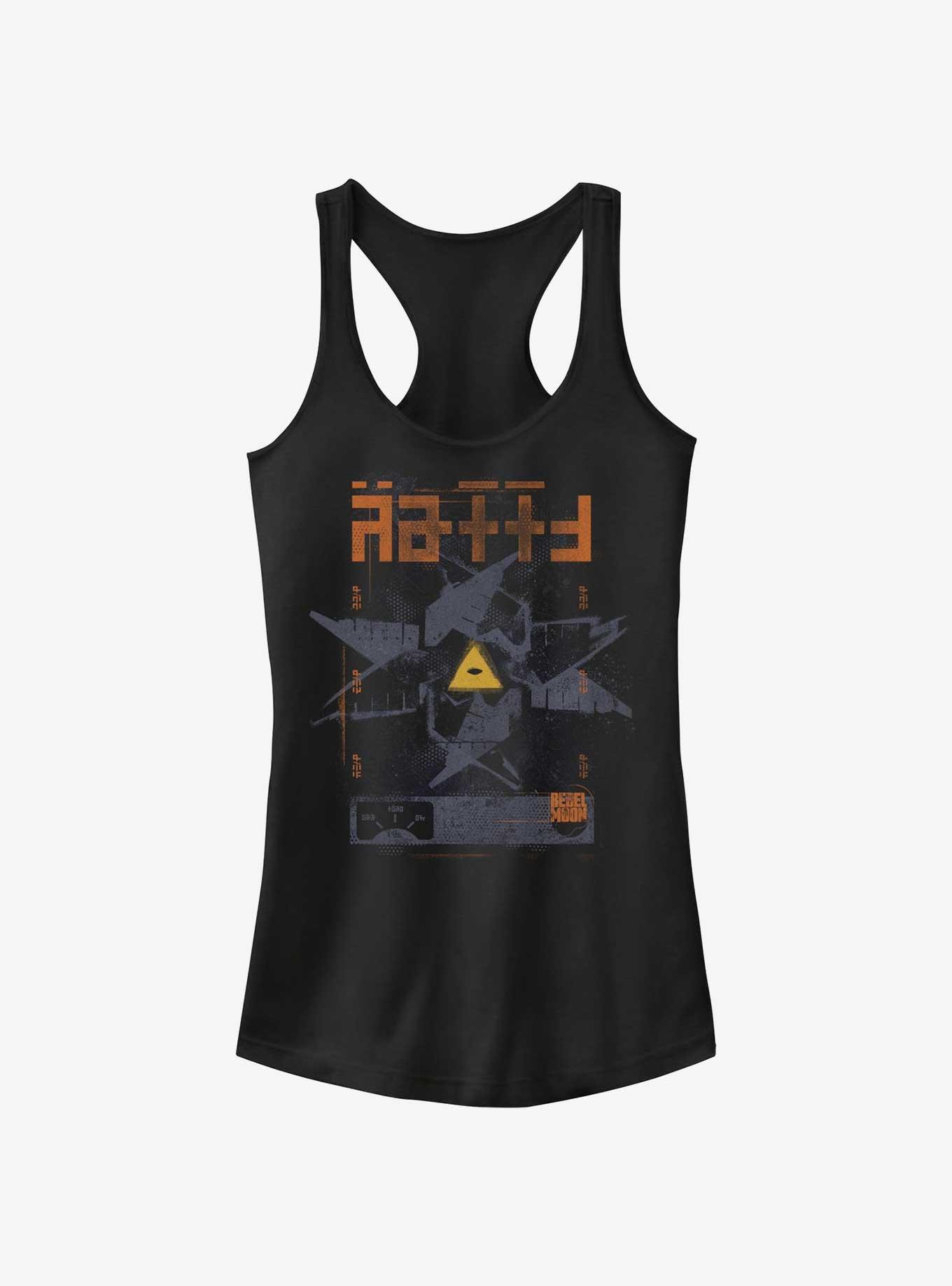 Rebel Moon Imperium Crest Girls Tank, BLACK, hi-res