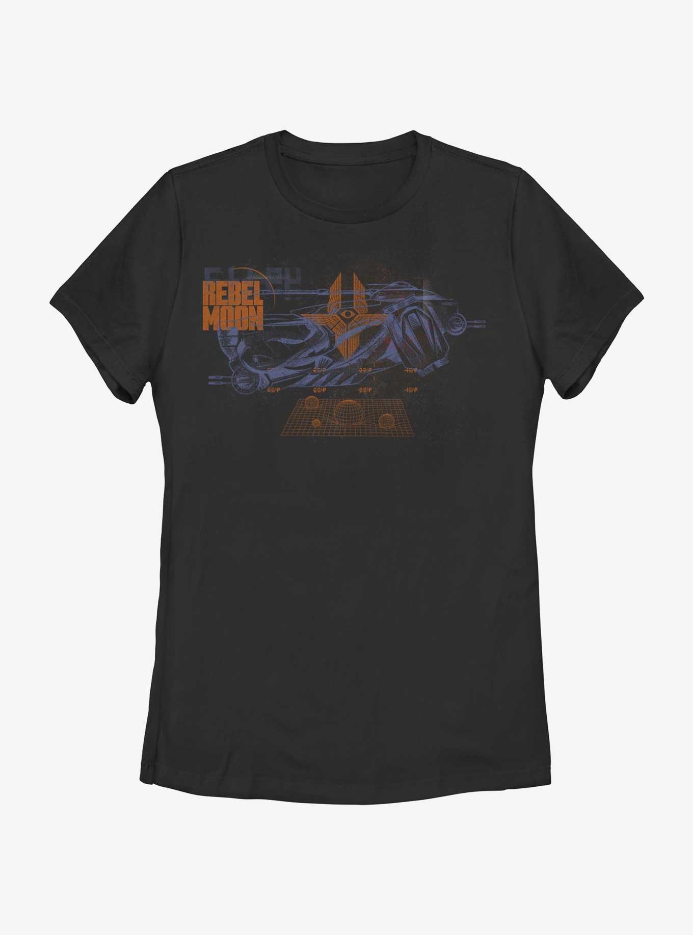 Rebel Moon Imperium Fighter Diagram Womens T-Shirt, , hi-res