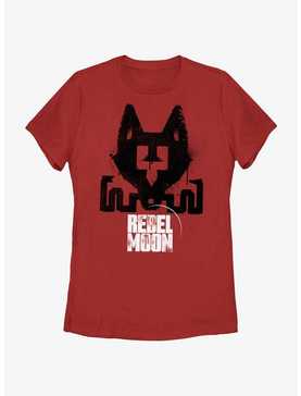 Rebel Moon Fox Stencil Womens T-Shirt, , hi-res