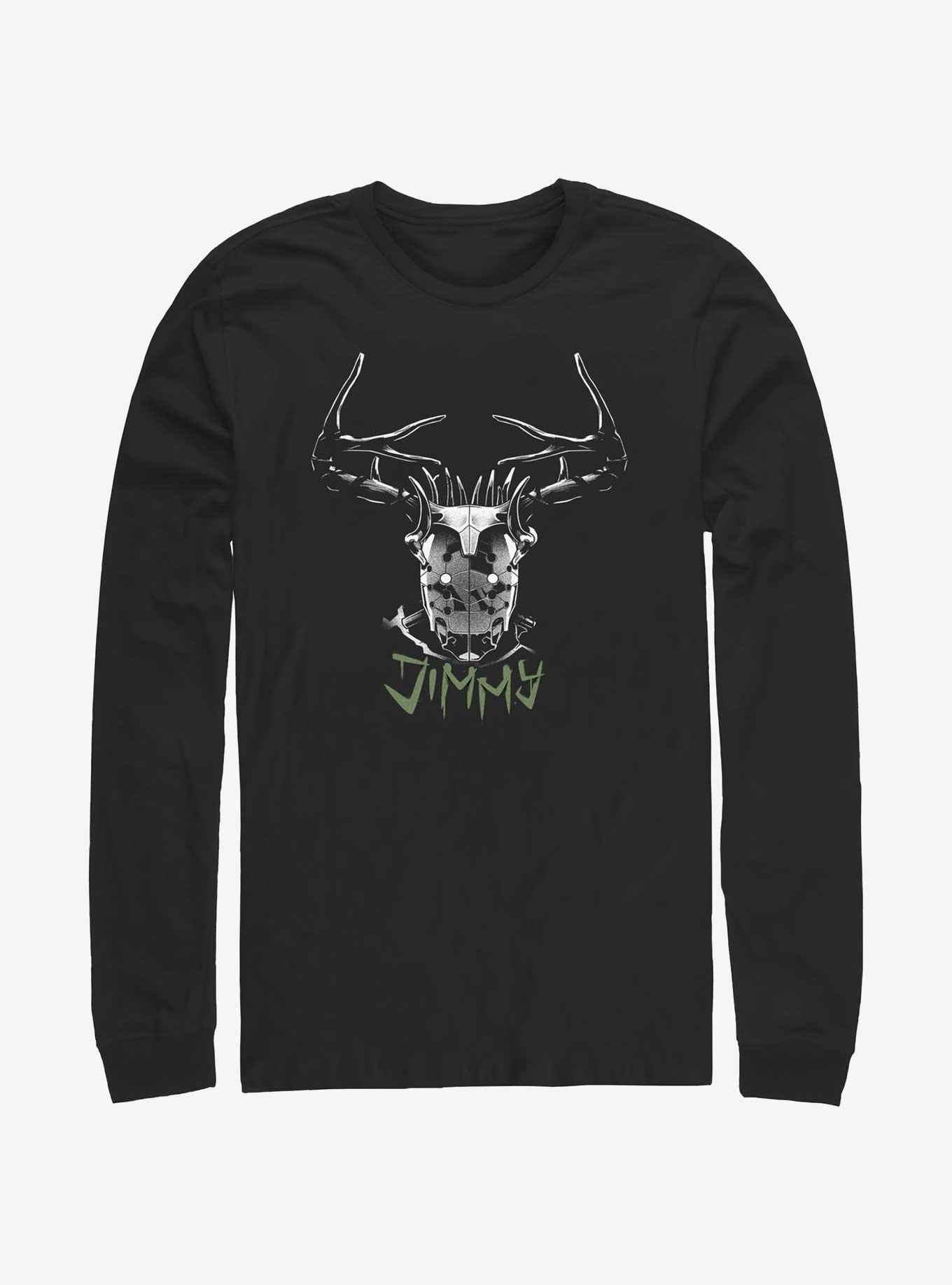 Rebel Moon Jimmy In The Shadows Long-Sleeve T-Shirt, BLACK, hi-res