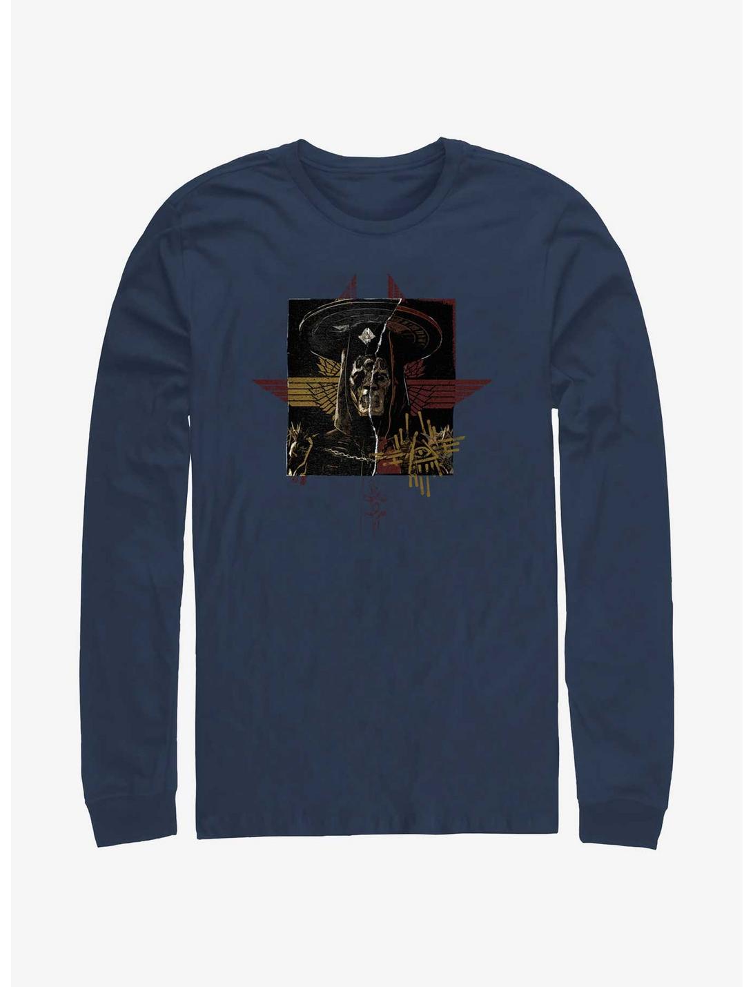 Rebel Moon Priest Long-Sleeve T-Shirt, NAVY, hi-res