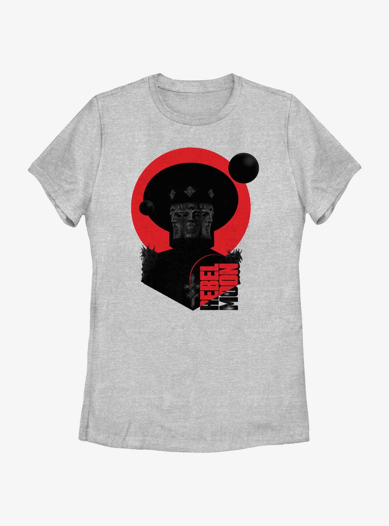 Rebel Moon Priest Faces Womens T-Shirt, ATH HTR, hi-res