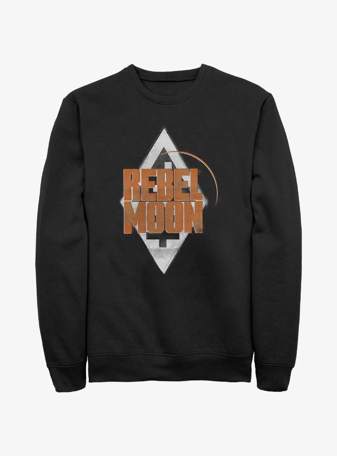 Rebel Moon Diamond Sweatshirt, BLACK, hi-res