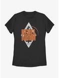 Rebel Moon Diamond Womens T-Shirt, BLACK, hi-res