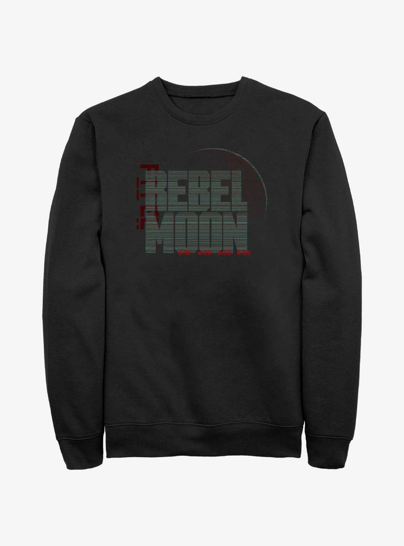 Rebel Moon Symbols Logo Sweatshirt - BLACK | BoxLunch