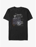 Rebel Moon Ships T-Shirt, BLACK, hi-res