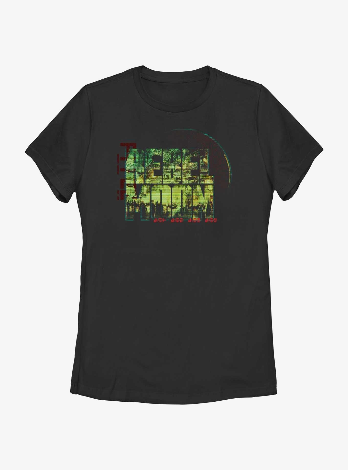 Rebel Moon Logo Crowd Womens T-Shirt, , hi-res